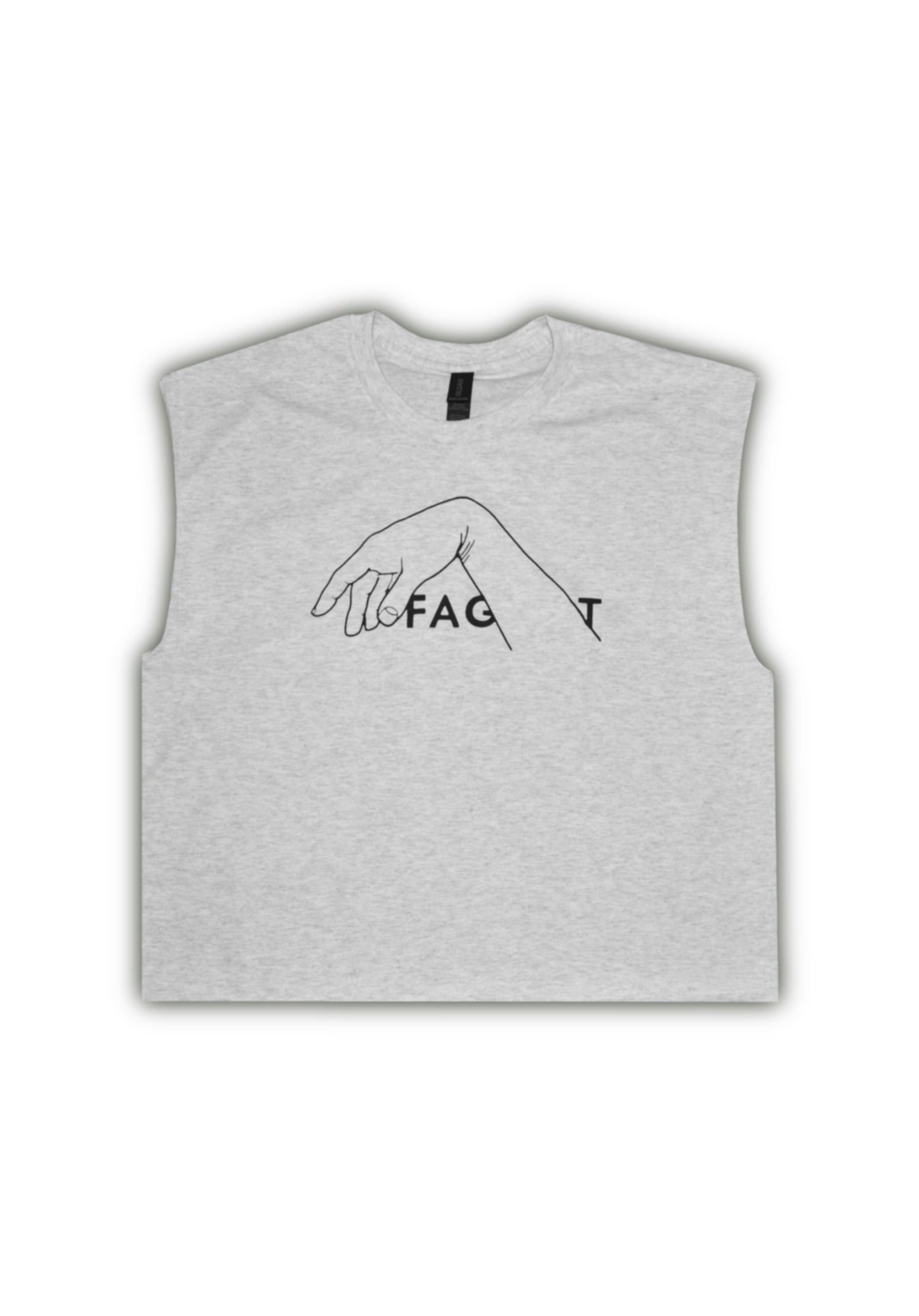 Fa***t Crop Top Cut off